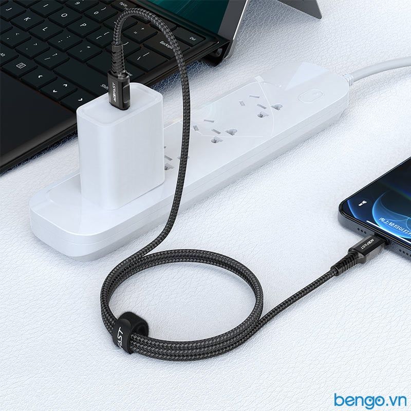 Cáp ACEFAST USB-C To Lightning MFi Đầu Nối Hợp Kim Nhôm Dài 1.2m - C1-01