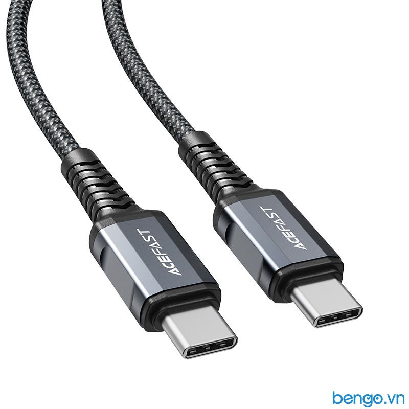 Cáp ACEFAST USB-C To USB-C Đầu Nối Hợp Kim Nhôm Dài 1.2m - C1-03