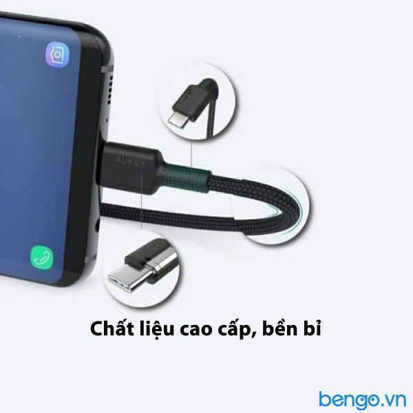 Cáp Aukey USB-C To USB-C 60W Dài 1.2m - CB-CD29