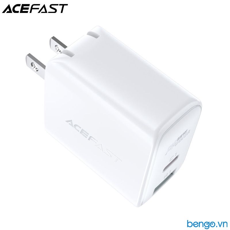Sạc Nhanh ACEFAST A7 PD3.0 32W 2 Cổng USB-C+ USB-A (US) - Bảo Hành 24 Tháng