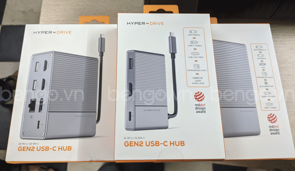 Cổng Chuyển HyperDrive Gen2 6 In 1 USB-C Hub Cho Macbook, IPad Pro 2018/2020, PC & Devices - G206