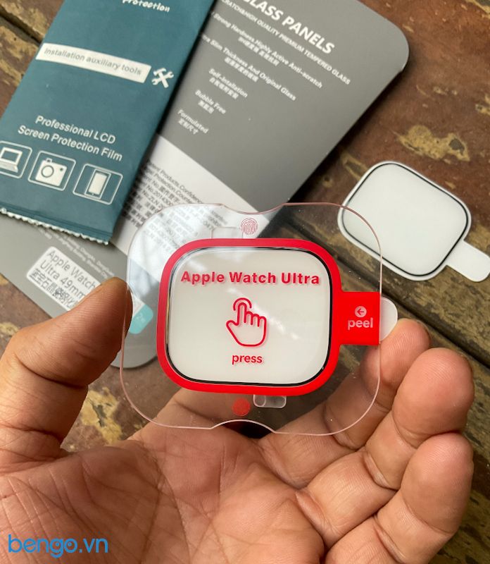 Cường Lực GOR Apple Watch Ultra 49mm 9H (Full + Không full)