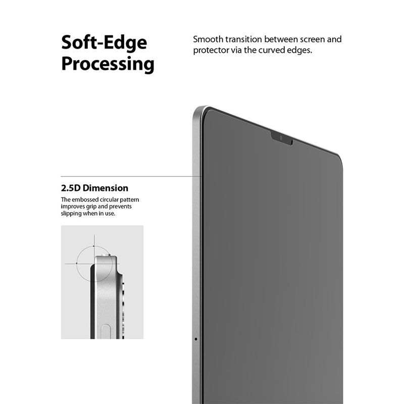 Dán cường lực iPad Pro 12.9″ M2/M1 RINGKE Screen Protector Full Glass