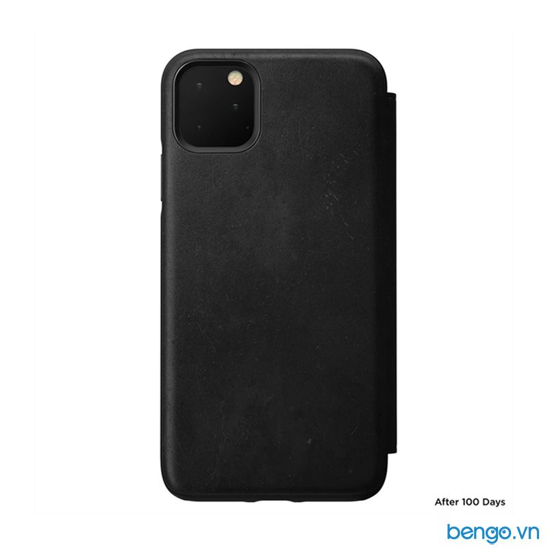 Bao da iPhone 11 Pro Max NOMAD Rugged Folio Horween Leather