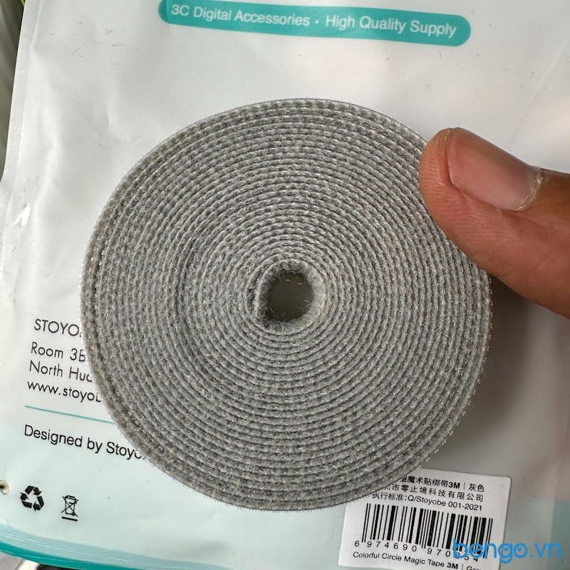 Dây dính Velcro 3M Stoyobe quấn gọn dây điện, dây cáp trong nhà, văn phòng