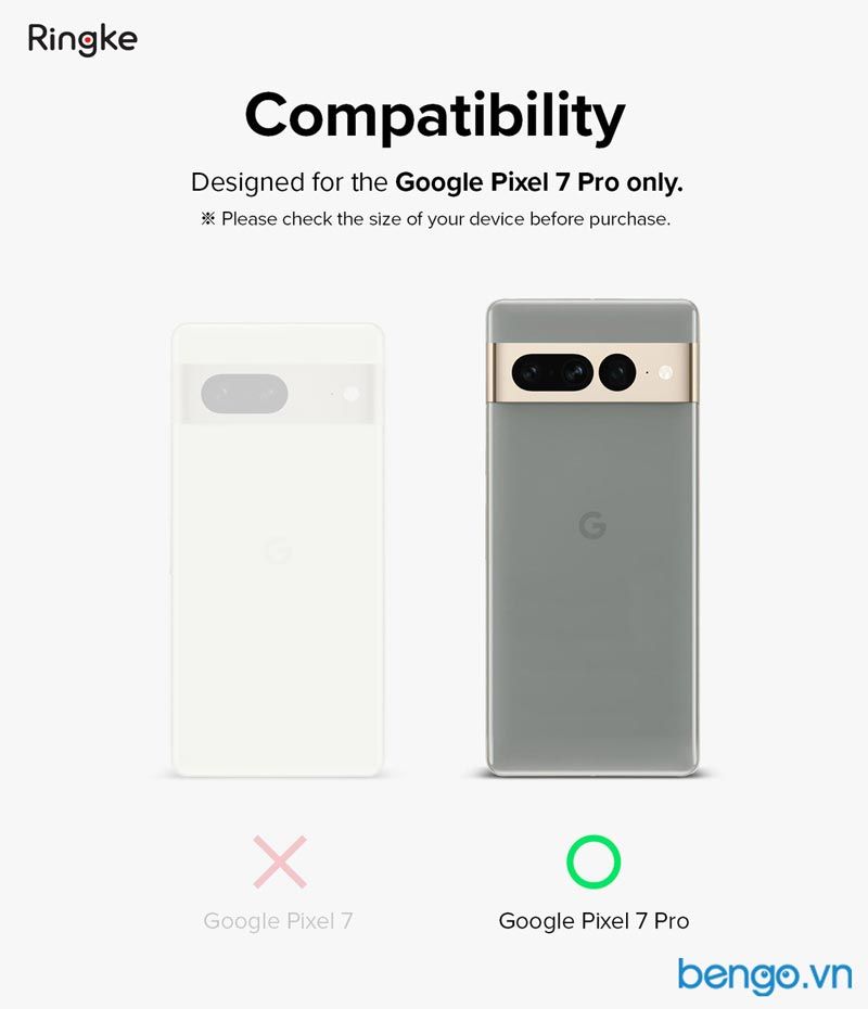 Dán Cường Lực Camera Google Pixel 7 Pro RINGKE (Hộp 3 Miếng)