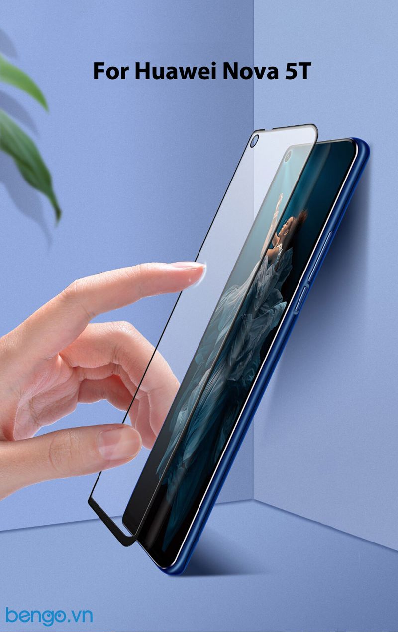 Dán Cường Lực Huawei Nova 5T Full Keo Và Từ Tính
