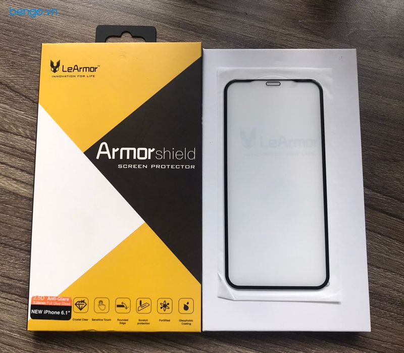 Dán Cường Lực iPhone 11 Pro Max/IPhone 11 Pro/IPhone 11 LeArmor 2.5D Full Anti-Glare