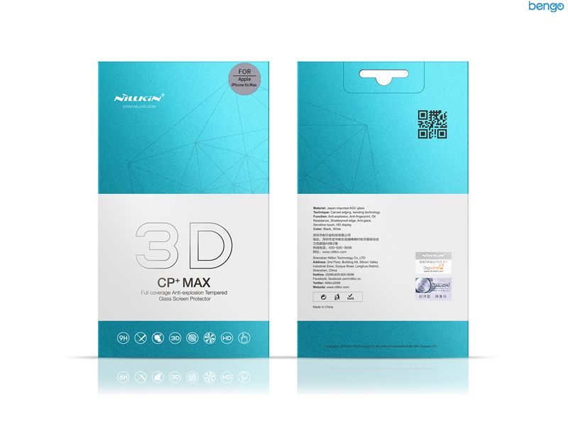 Dán Cường Lực IPhone Xs Max Nillkin 3D CP+MAX