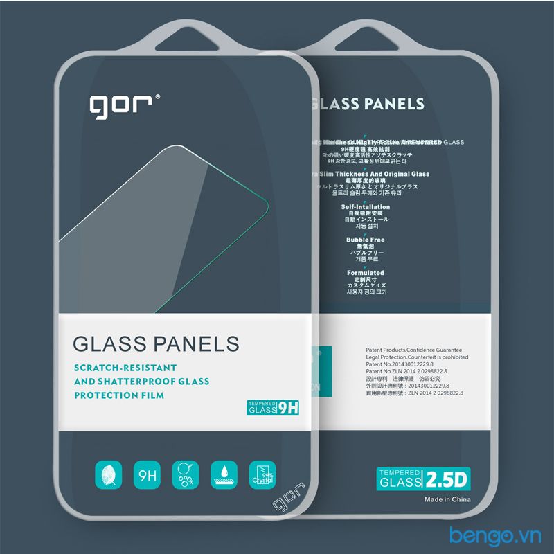 Dán Cường Lực GOR Cho Pixel 6A Trong Suốt 9H 2.5D (Hộp 2 Miếng)