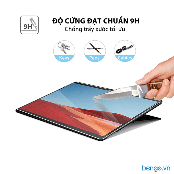 Dán Cường Lực Màn Hình Microsoft Surface Pro X 9H