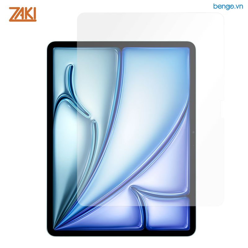 Dán cường lực nhám iPad Air 6 M3/M2 9H 2.5D hiệu Zaki
