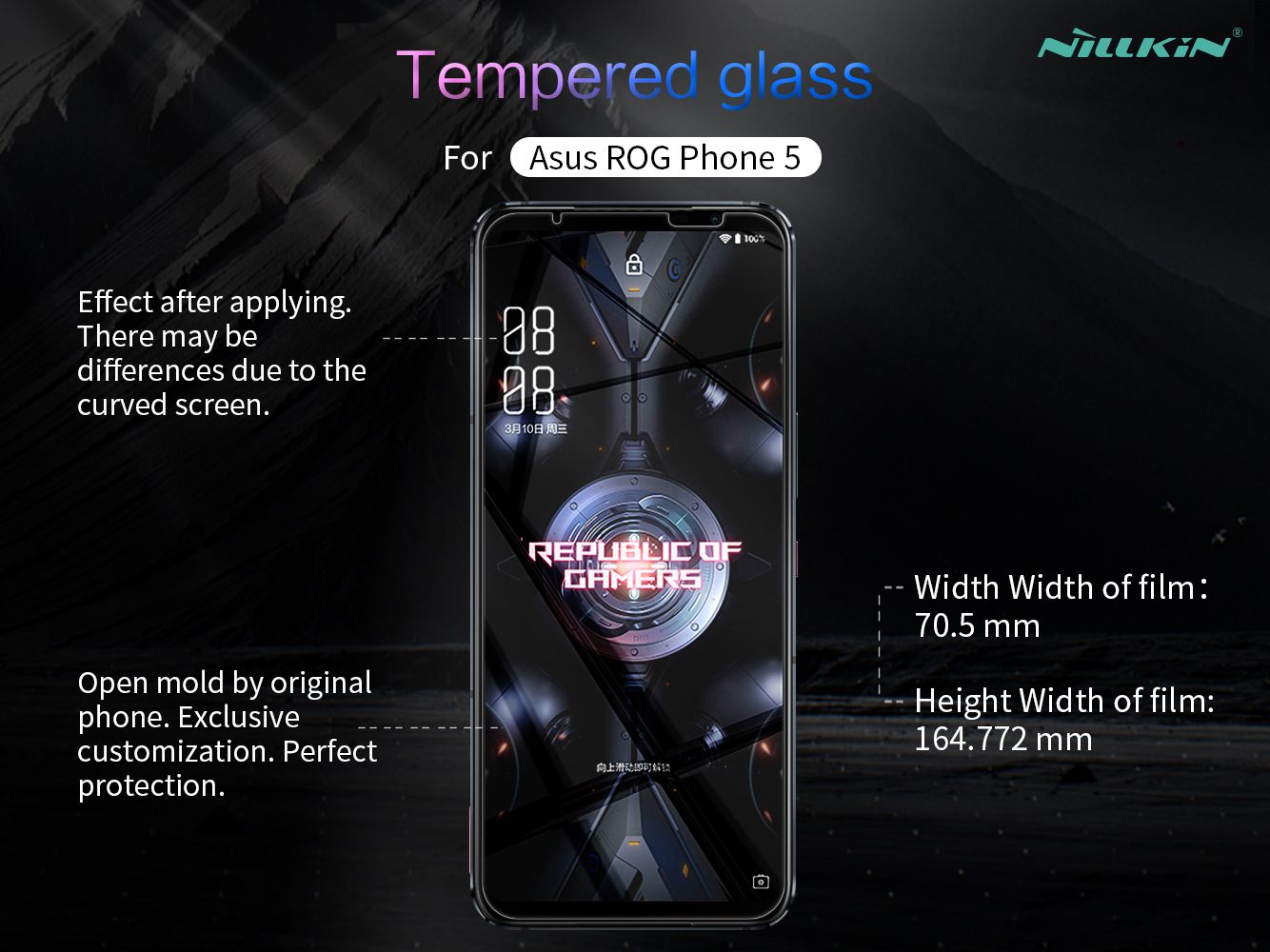 Dán Cường Lực ROG Phone 5/5s Nillkin Amazing H+ Pro