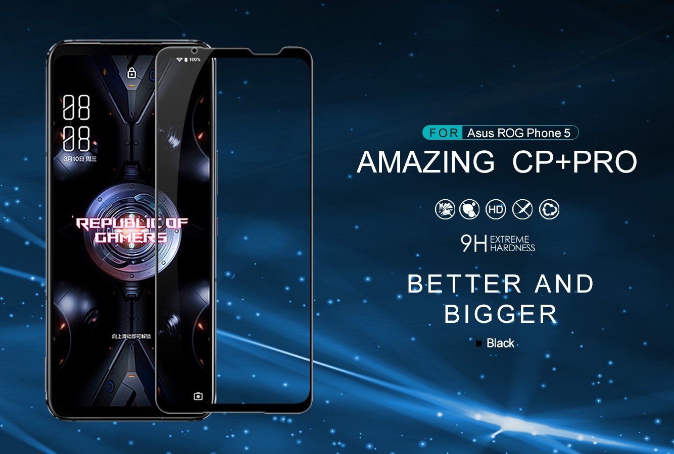 Dán Cường Lực ROG Phone 5s/5 Full Nillkin Amazing CP+ Pro