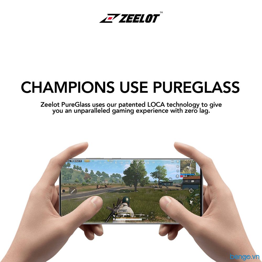 Dán Cường Lực OnePlus 8 Pro Loca UV Zeelot PureGlass 3D Clear