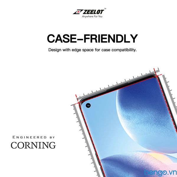Dán Cường Lực OPPO Reno 5 ZEELOT PureGlass 2.5D Full Keo