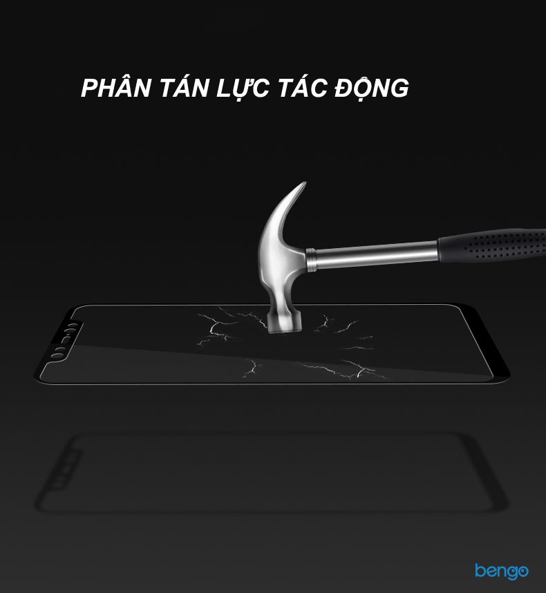 Dán cường lực Xiaomi Mi 8 Full màn hình