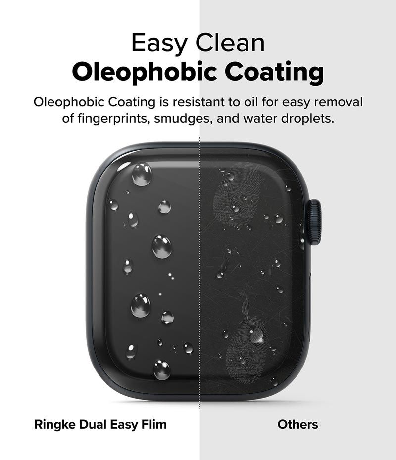 Bộ 3 miếng dán màn hình Apple Watch 10 RINGKE Dual Easy Film