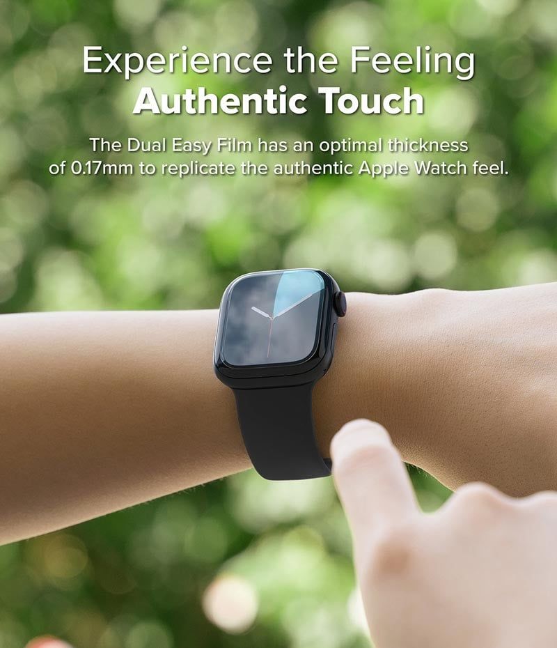 Bộ 3 miếng dán màn hình Apple Watch 10 RINGKE Dual Easy Film