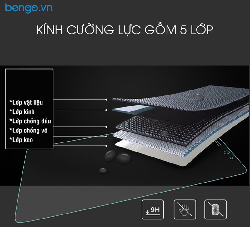 Dán Màn Hình Cường Lực Microsoft Surface Go 9H+ Pro