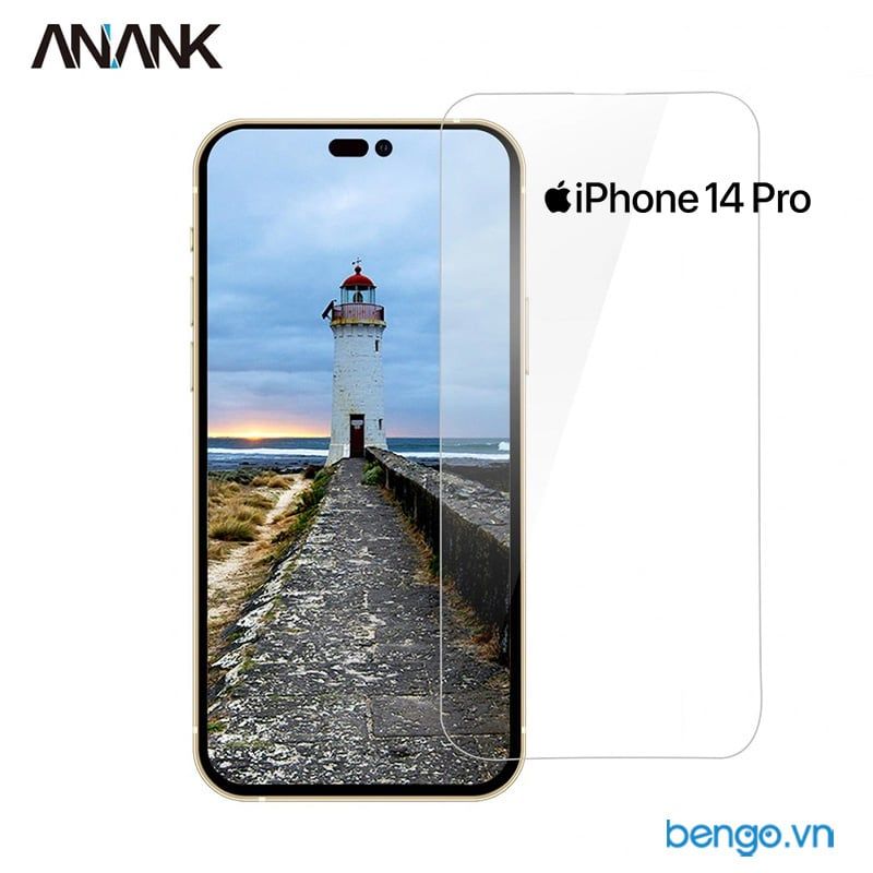 Cường Lực Không Viền IPhone 14/14 Plus/14 Pro/14 Pro Max ANANK Full Clear