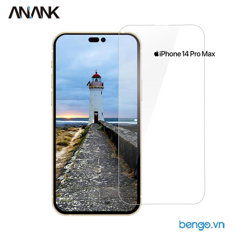 Cường Lực Không Viền IPhone 14/14 Plus/14 Pro/14 Pro Max ANANK Full Clear