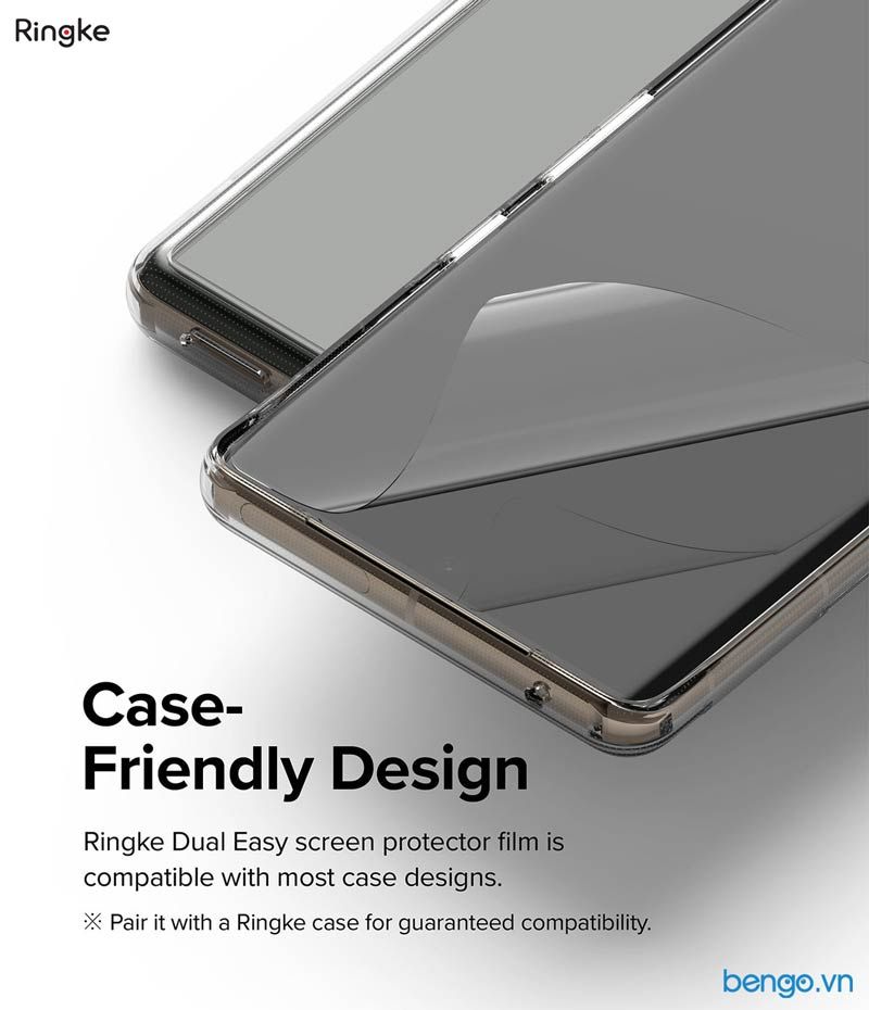 Dán Full Màn Hình Google Pixel 7 Pro RINGKE Dual Easy Film (Hộp 2 Miếng)