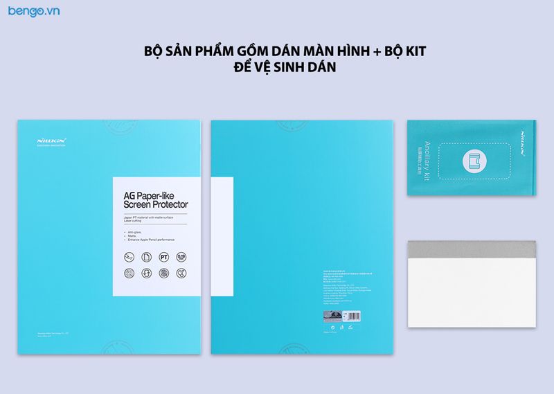 Dán màn hình iPad Paper-like NILLKIN AG Screen Protector - Nhiều dòng iPad