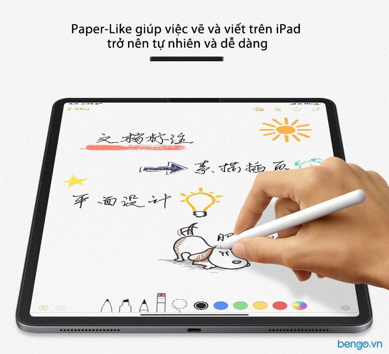 Dán màn hình Samsung Galaxy Tab S7/S7 Plus Paper-like chống vân tay