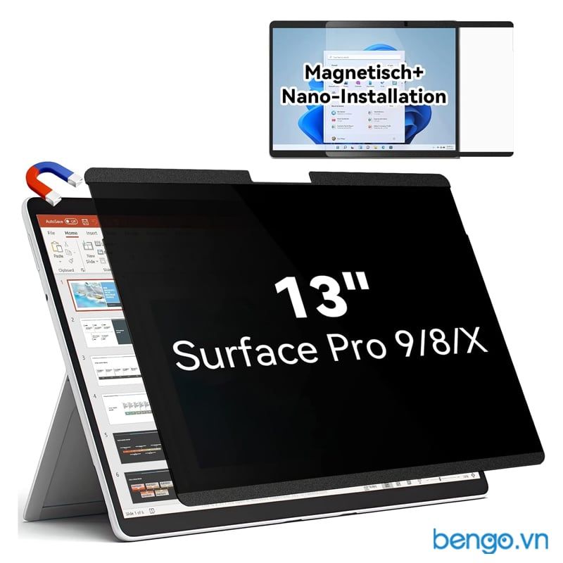 Dán nam châm chống nhìn trộm Surface Pro 9/8/X 13