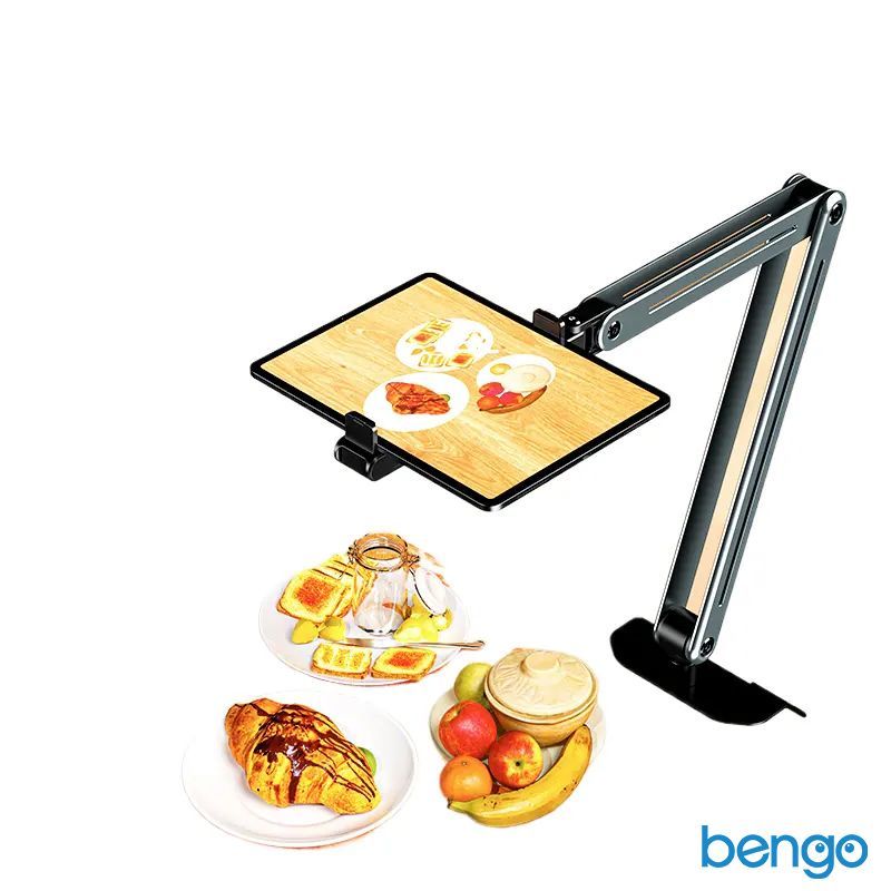 Giá đỡ xem phim kê đầu giường, sofa 3 in 1 360 dùng cho iPad/Tablet/điện thoại hiệu Zaki