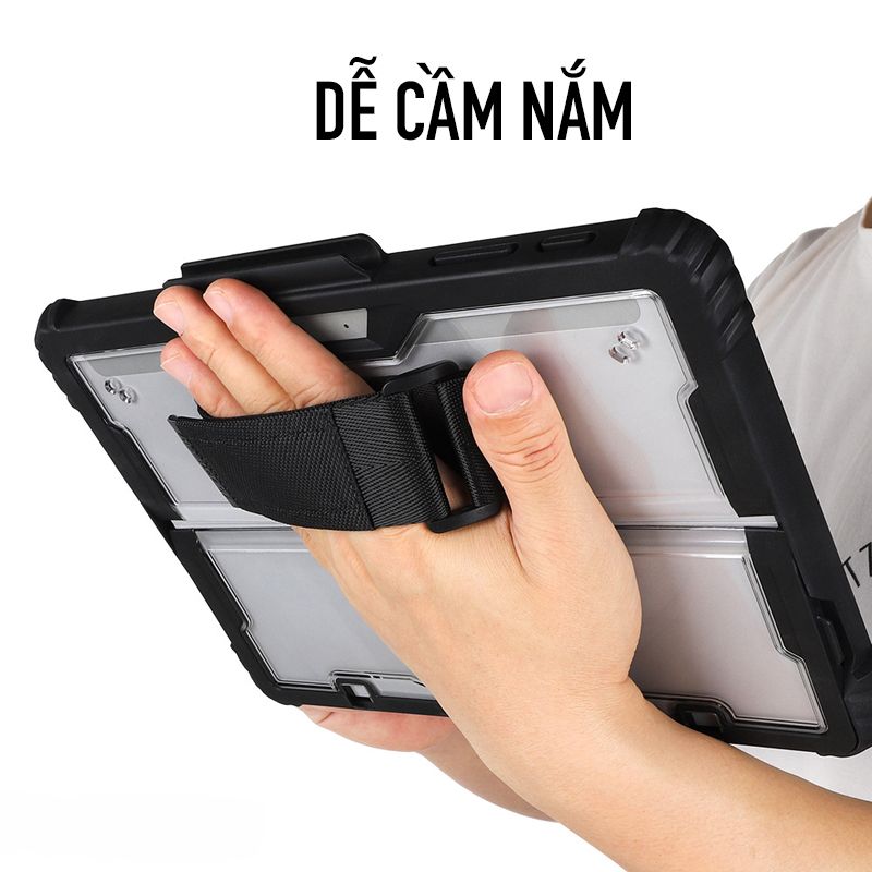 Ốp Lưng Surface Pro 9/8 Có Dây Đeo Vai Và Tay Trong Suốt - Zaki