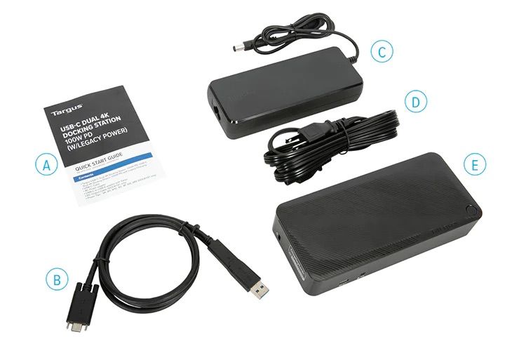 Dock Targus USB-C 100W PD DV4K HDMI – DOCK182USZ