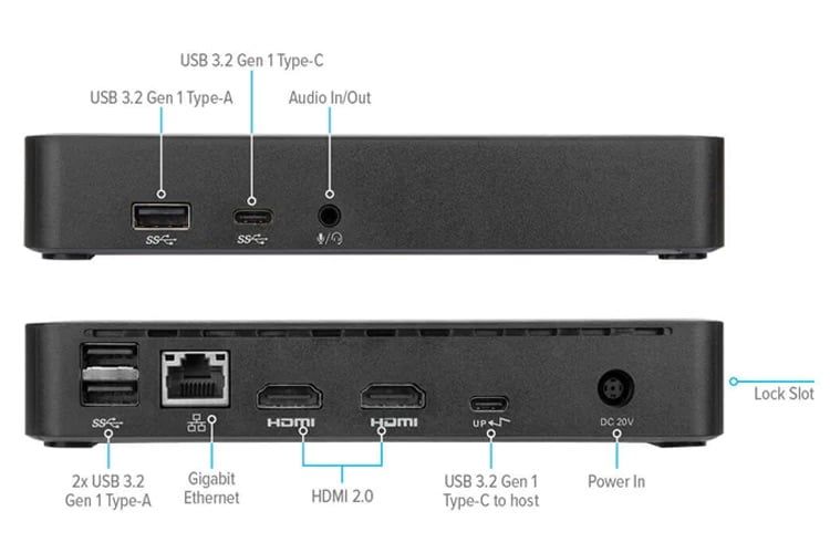 Dock Targus USB-C 65W PD DV4K HDMI – DOCK310