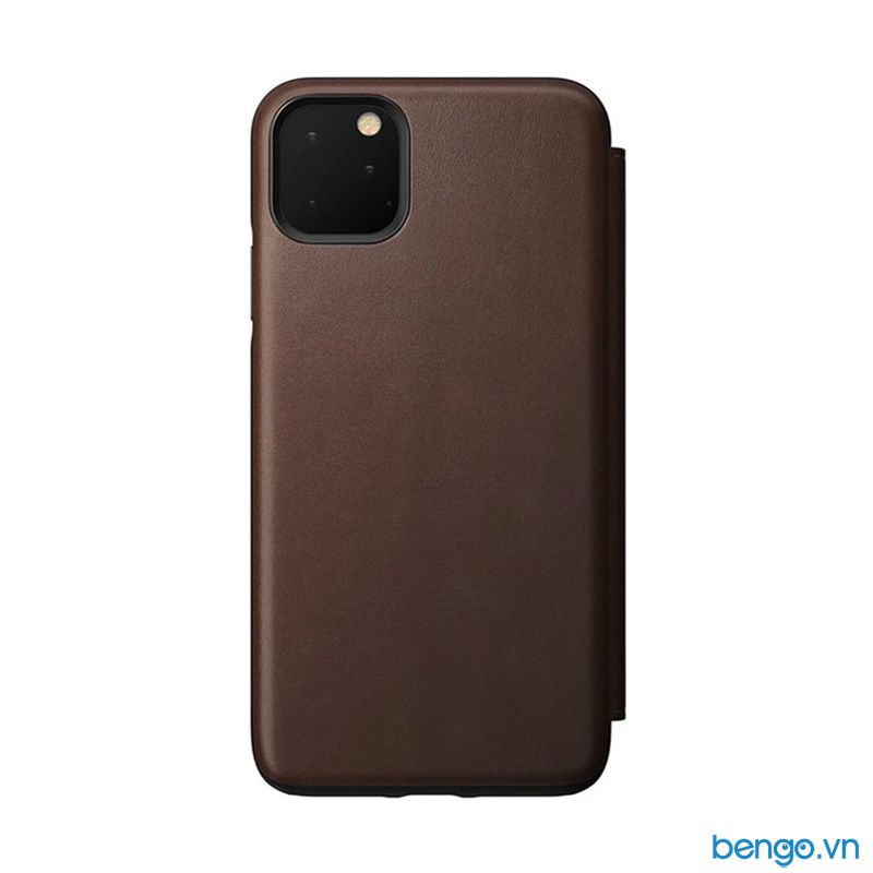 Bao da iPhone 11 Pro Max NOMAD Rugged Folio Horween Leather