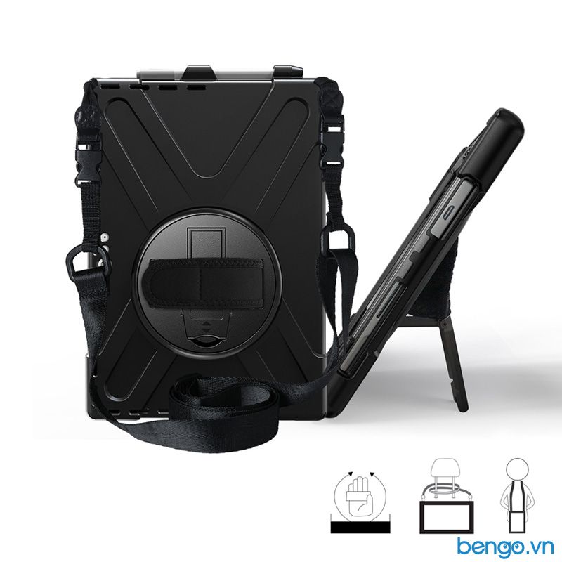 Ốp lưng Microsoft Surface Pro 7/6/5/4 có dây đeo và chân dựng máy