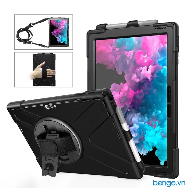 Ốp lưng Microsoft Surface Pro 7/6/5/4 có dây đeo và chân dựng máy