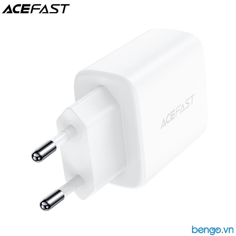 Sạc Nhanh ACEFAST A25 PD3.0 20W 2 Cổng USB-C+USB-A (EU) - Bảo Hành 24 Tháng
