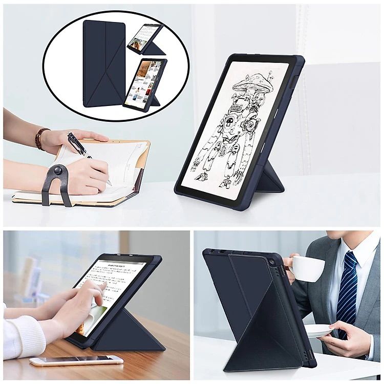 Bao da Amazon Fire HD 10/10 Plus 2021 nắp gập dựng đứng máy