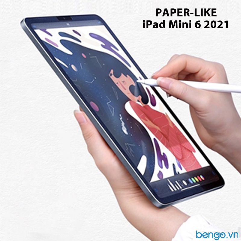 Dán Cường Lực Paper-Like IPad Mini 6 2021 MIPOW Kingbull HD (2.7D) Premium