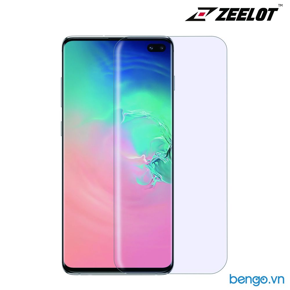 Dán màn hình cường lực Samsung Galaxy S10 Plus Zeelot Pureglass 3D LOCA UV
