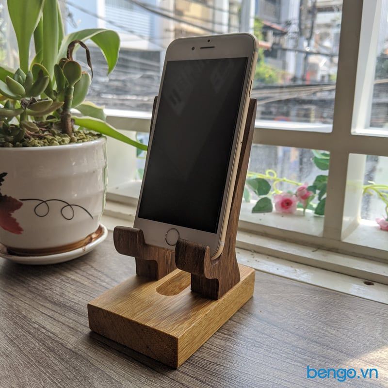 Giá đỡ điện thoại, tablet gỗ cao cấp