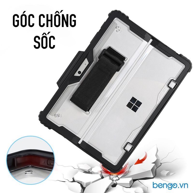 Ốp Lưng Surface Pro 9/8 Có Dây Đeo Vai Và Tay Trong Suốt - Zaki