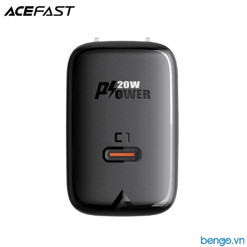 Sạc Nhanh ACEFAST A3 PD3.0 20W 1 Cổng USB-C (US) - Bảo Hành 24 Tháng