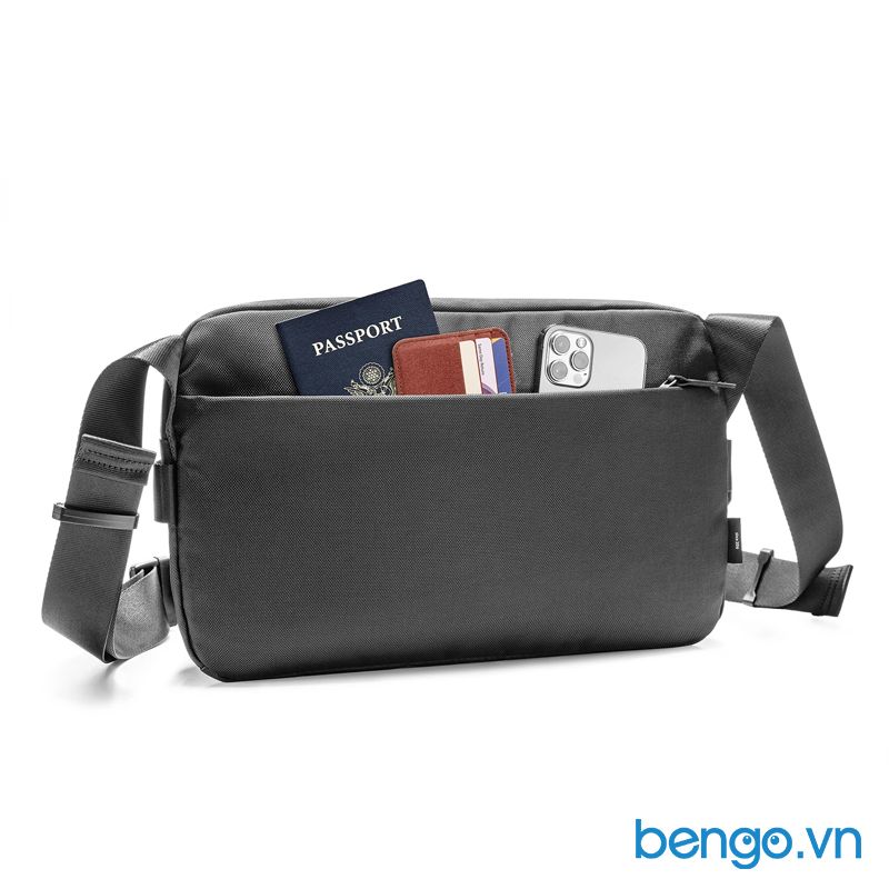 TÚI ĐEO CHÉO TOMTOC (USA) URBAN CODURA SLING BAG TRAVEL & WORK 11-INCH H02-B04D01