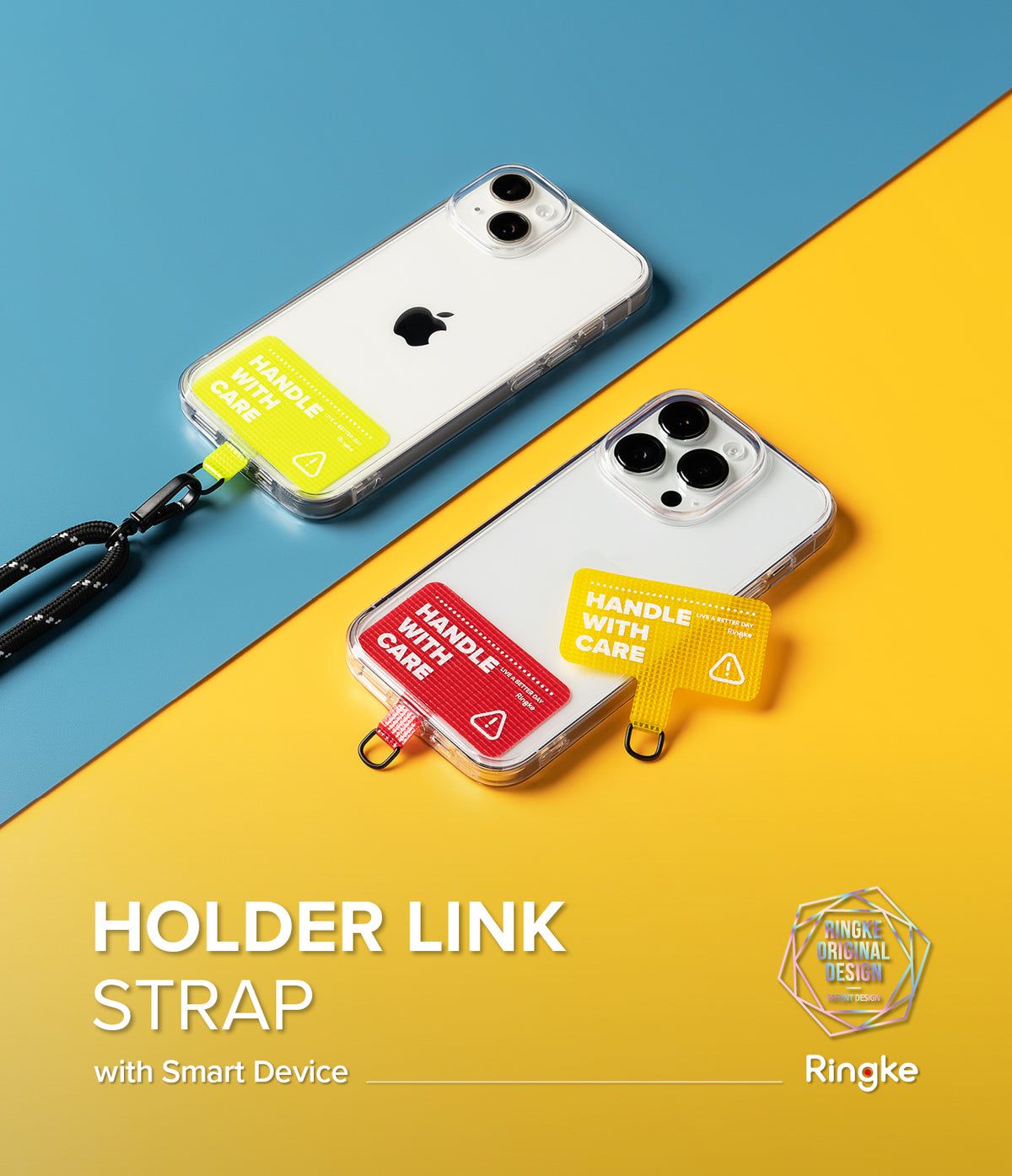Dây đeo điện thoại RINGKE Holder Link | Tarpaulin Yellow