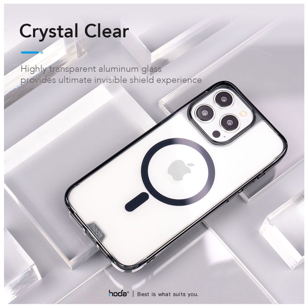 Ốp HODA Magsafe iPhone 16 Pro Max Crystal Pro