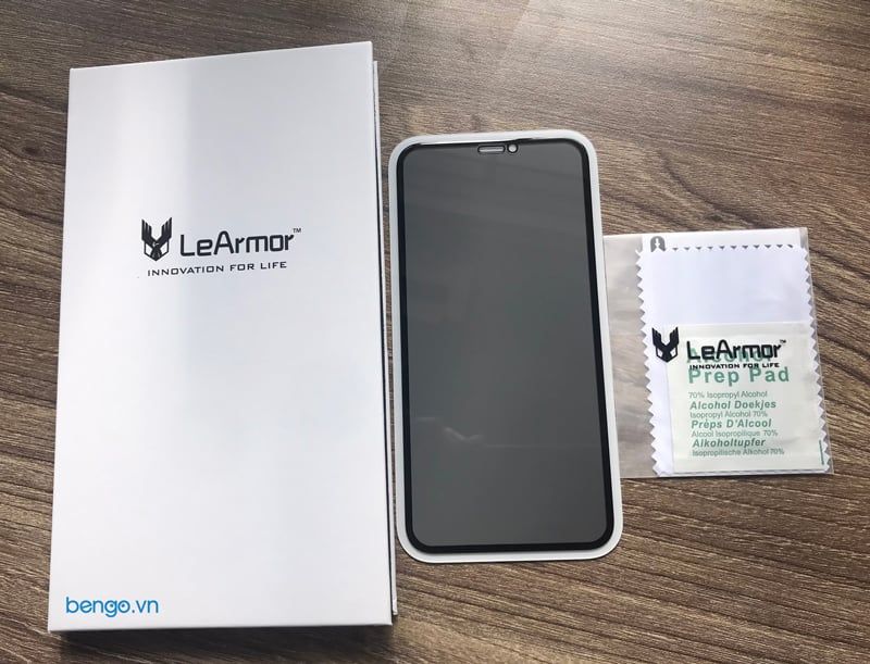 Dán Cường Lực IPhone 11 Pro Max/IPhone 11 Pro/IPhone 11 LeArmor 2.5D Full Chống Nhìn Trộm