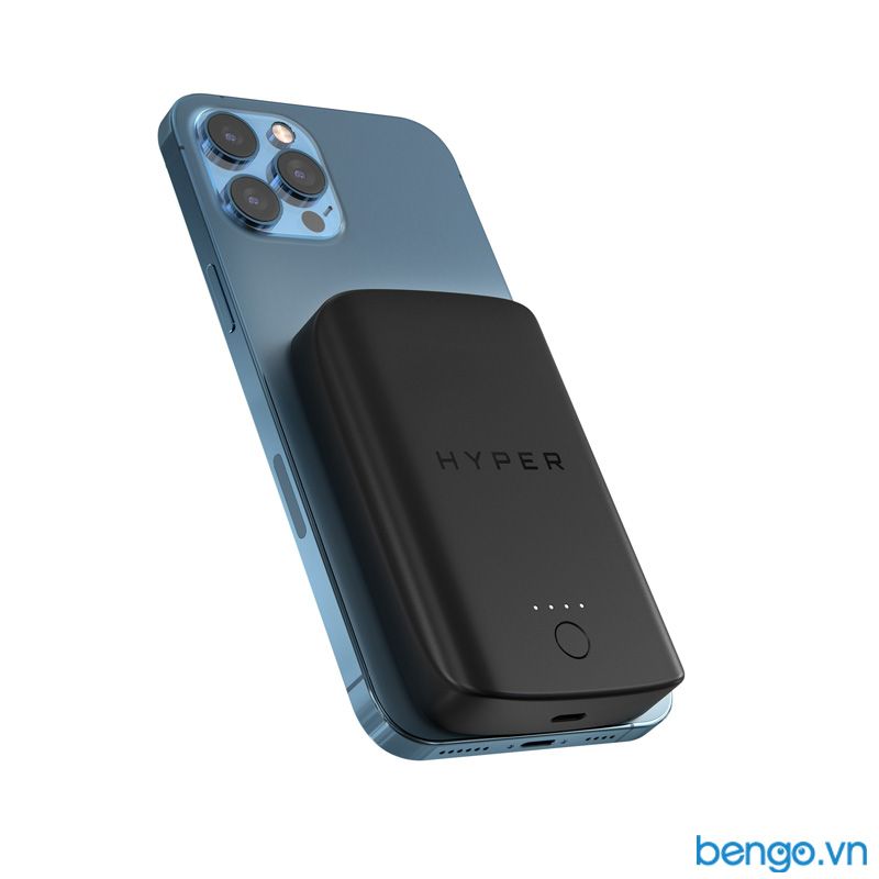 Sạc dự phòng không dây từ tính HyperJuice Magnetic Wireless 5000mAh iPhone 12 Series - HJ-WL61TC