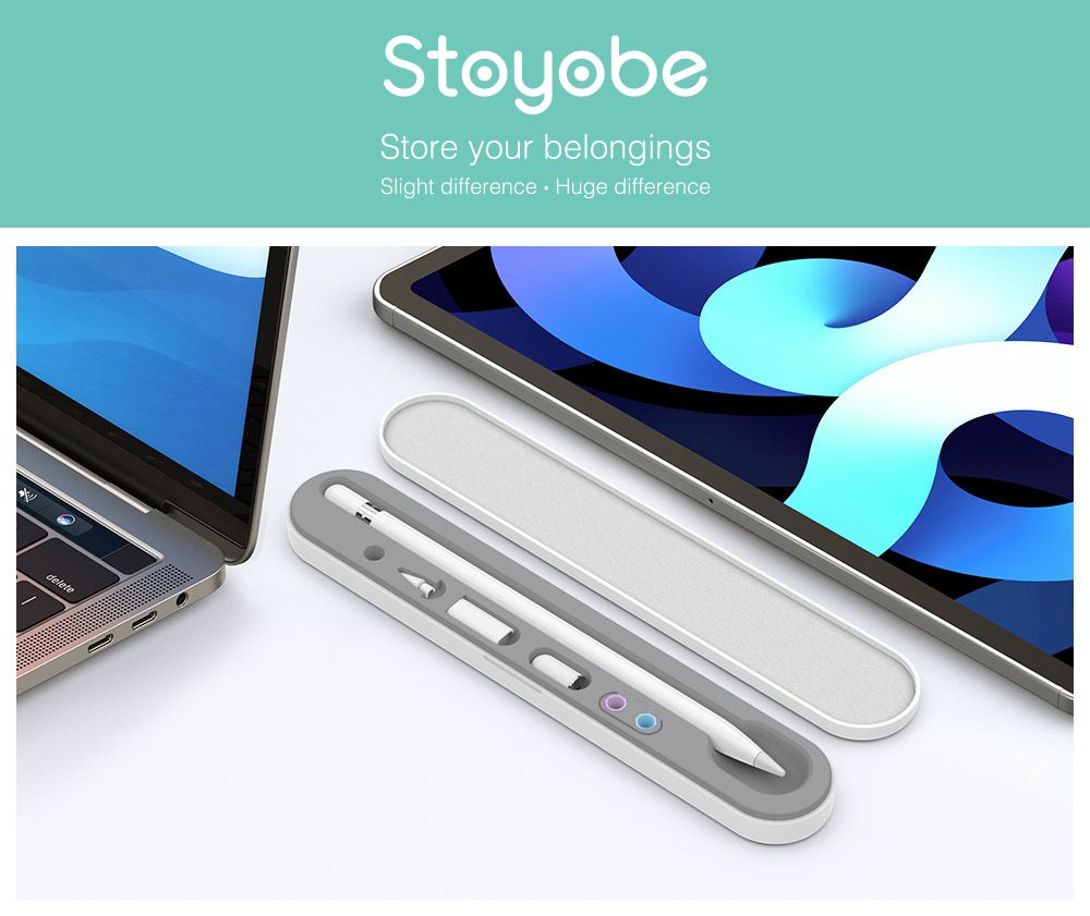 Hộp đựng và giá đỡ cho Apple Pencil hiệu Stoyobe